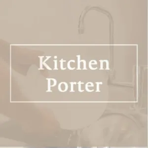Kitchen Porter Full Time (D2149)