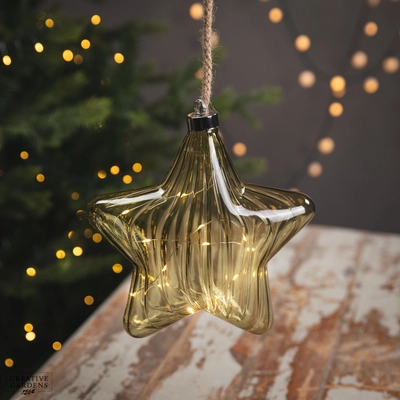 15 Micro LED Star Green - Warm White