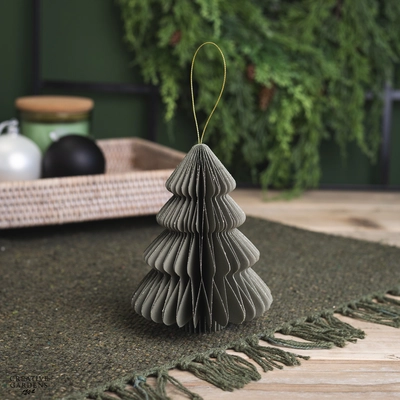 15cm Paper Tree - Grey