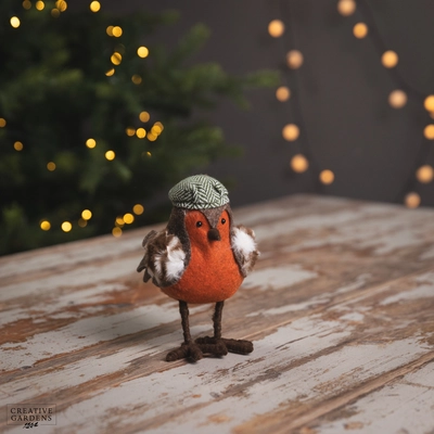 16cm Robin with Peak Cap Assorted