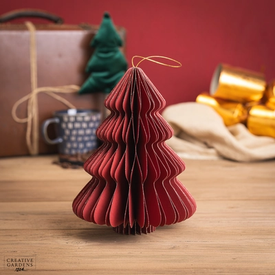 20cm Paper Tree - Red