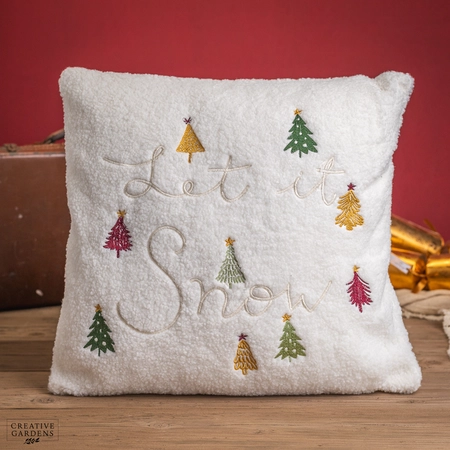 45x45cm Let It Snow Cushion