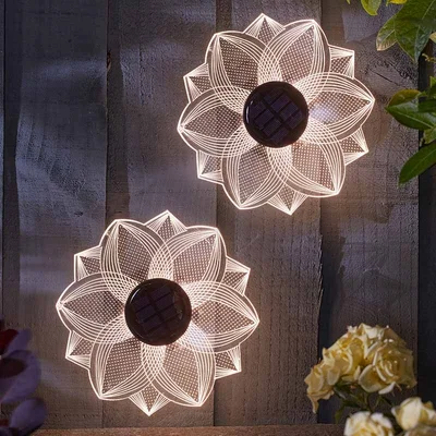 BloomLine Fence & Wall Decor - 2 Pack