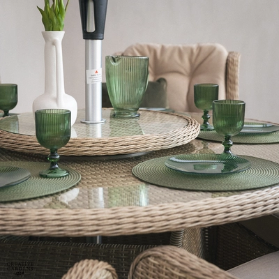 Bramblecrest Chedworth 6 Seat Dining Set - image 4