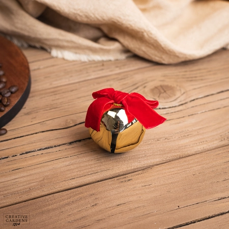 Christmas Bell With Bow 6cm