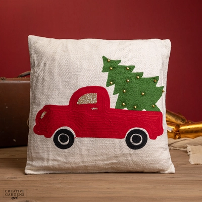 Christmas Cotton Cushion Tree in Jeep - image 1