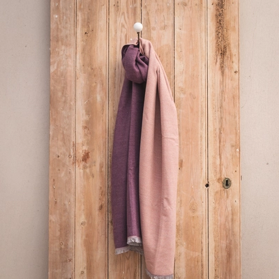Creative Gardens Delaney Scarf - Blush & Plum