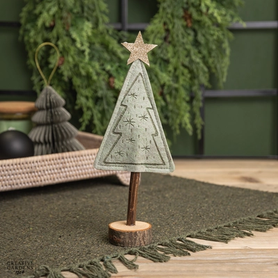 Felt Tree On Stand - Light Green