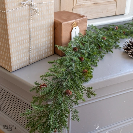 Fine Pine with Cones Garland 180 - image 1