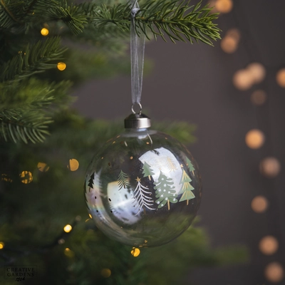 Glass Layla Bauble 10Cm