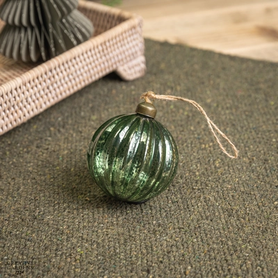 Glass Maisie Bauble 8cm