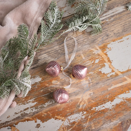 Glass Onion Bauble - Pink