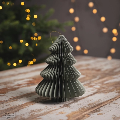 Grey Tree Paper Champagne Painted Edge