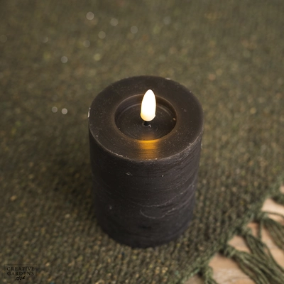 LED 20cm Candle - Grey - image 2