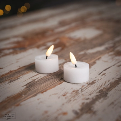 LED Tealight 2pk - White