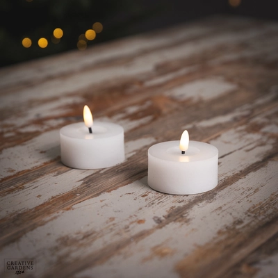 LED Tealight 6cm 2pk - White