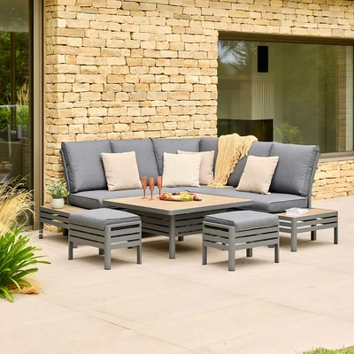 Leisuregrow Monza Square Modular Dining Set