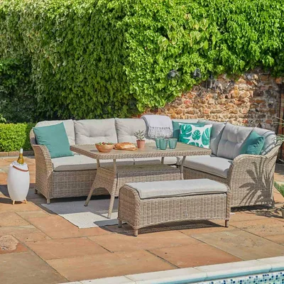 Leisuregrow St Tropez Rectangular Modular Dining Set