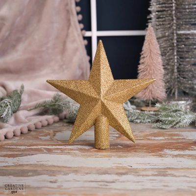 Light Gold Glitter Treetopper