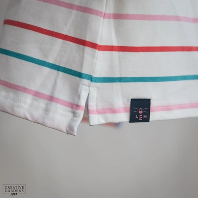 Lighthouse Ariana II Top (8) - Coral & Teal - image 2