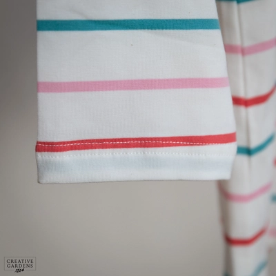 Lighthouse Ariana II Top (8) - Coral & Teal - image 4