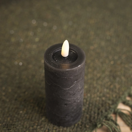 Lumineo LED 12.5cm Candle - Grey - image 2