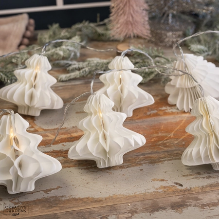 Lumineo LED Decorative Paper Tree String - White - image 1