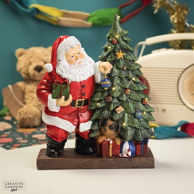 Lumineo LED Traditional Santa 30cm - image 1