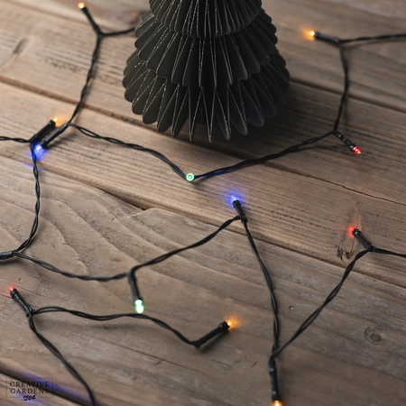 Noma 50 Fit & Forget Multicolour String Lights - image 1