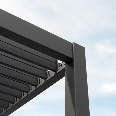 Nova Titan Wall Mounted Pergola - 3m x 3m - image 3