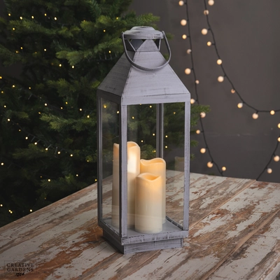 Oslo Lantern - Dove-Grey