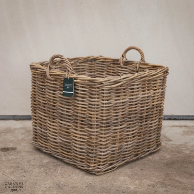 Square Basket with Ear Handles - Medium