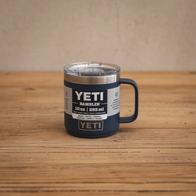 YETI Rambler 10 Oz Ceramic Lined Mug - Navy