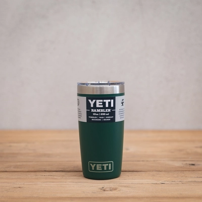 YETI Rambler 10 Oz Tumbler - Black Forest Green