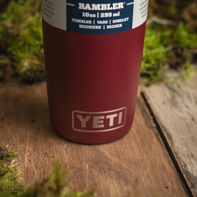 YETI Rambler 10 Oz Tumbler - Wild Vine Red - image 3