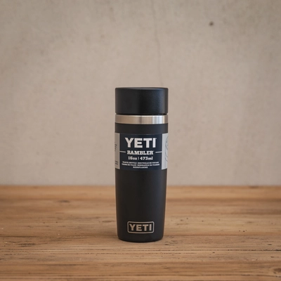 YETI Rambler 16 Oz Travel Bottle - Black