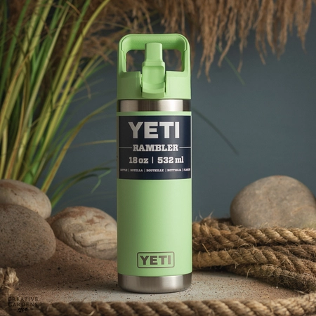 YETI Rambler 18 Oz Straw Bottle - Key Lime - image 2