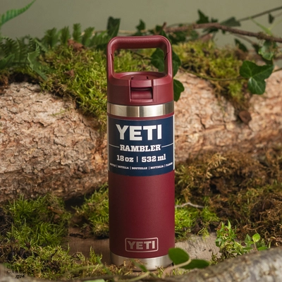 YETI Rambler 18 Oz Straw Bottle - Wild Vine Red - image 1