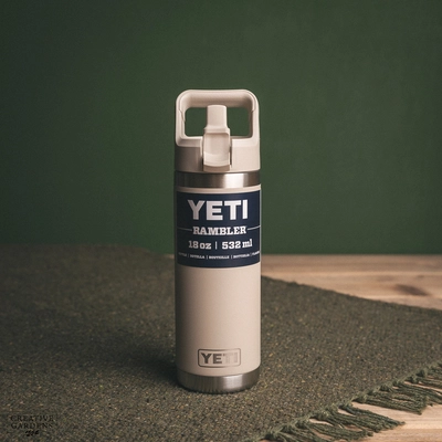 YETI Rambler 18oz colour Straw Bottle - Cape Taupe - image 2