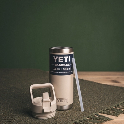 YETI Rambler 18oz colour Straw Bottle - Cape Taupe - image 3