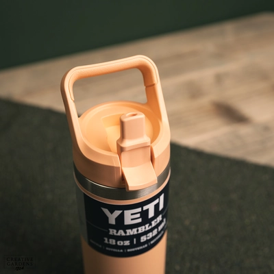 Yeti Rambler 18oz Straw Bottle - Peach - image 3