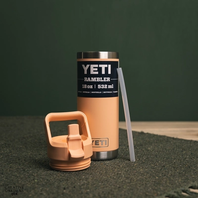 Yeti Rambler 18oz Straw Bottle - Peach - image 4