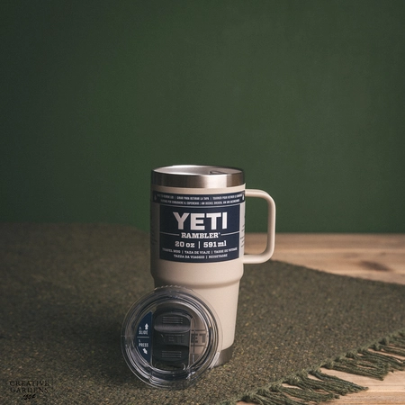 YETI Rambler 20 Oz Travel Mug - Cape Taupe - image 2