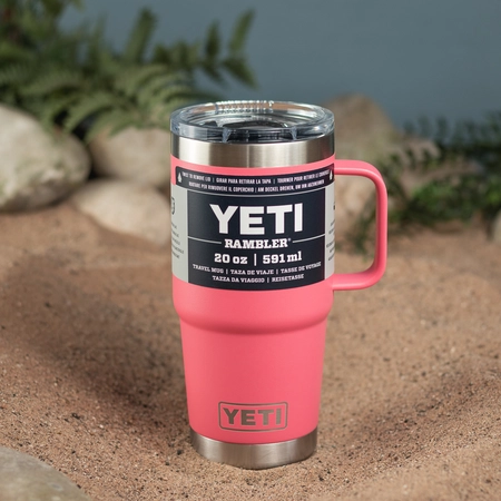 YETI Rambler 20 Oz Travel Mug - Tropical Pink - image 1