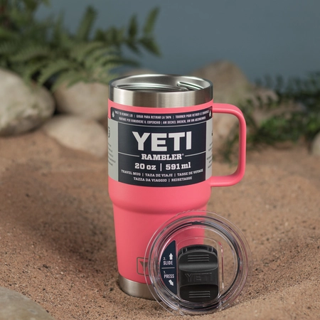 YETI Rambler 20 Oz Travel Mug - Tropical Pink - image 5