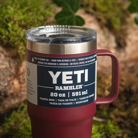 YETI Rambler 20 Oz Travel Mug - Wild Vine Red - image 3