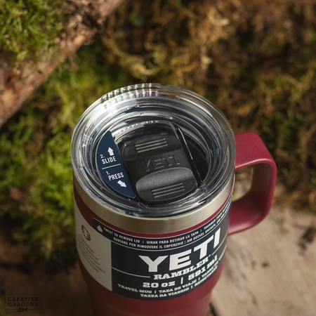 YETI Rambler 20 Oz Travel Mug - Wild Vine Red - image 4