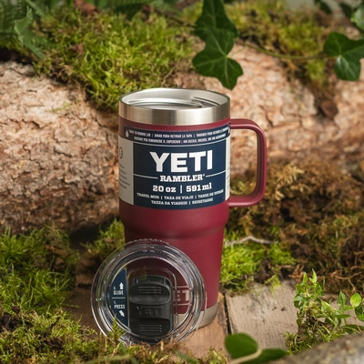 YETI Rambler 20 Oz Travel Mug - Wild Vine Red - image 5