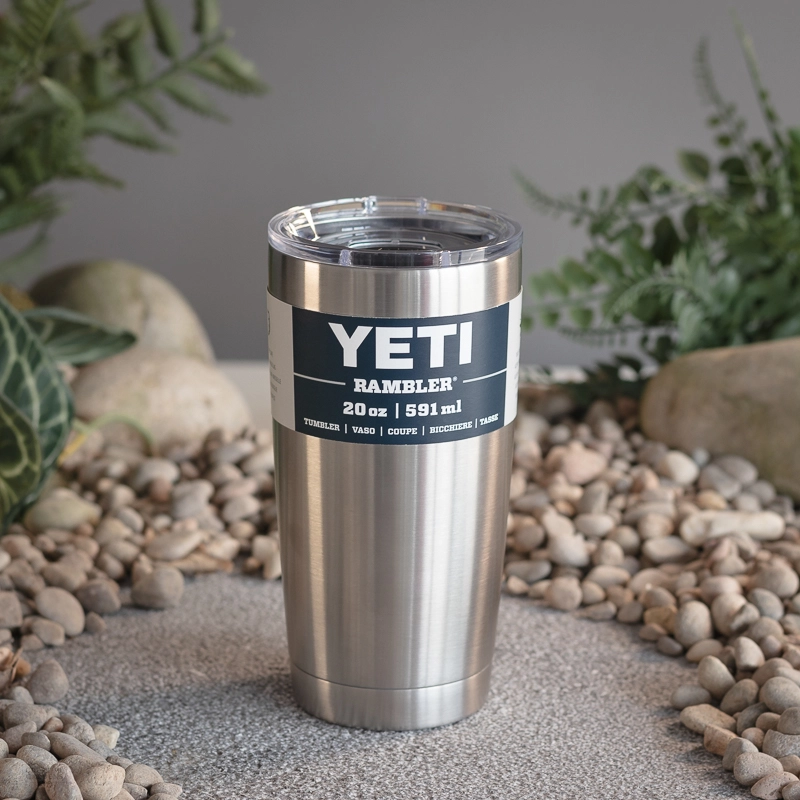 YETI Rambler 20 Oz Tumbler - Stainless Steel - Creative Gardens