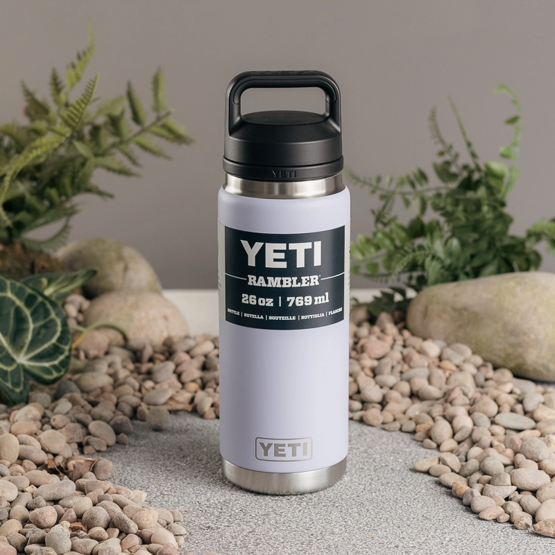 Yeti - 18 oz Rambler Bottle with Chug Cap Cosmic Lilac